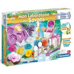 Science et jeu : Mon laboratoire des savons - Clementoni