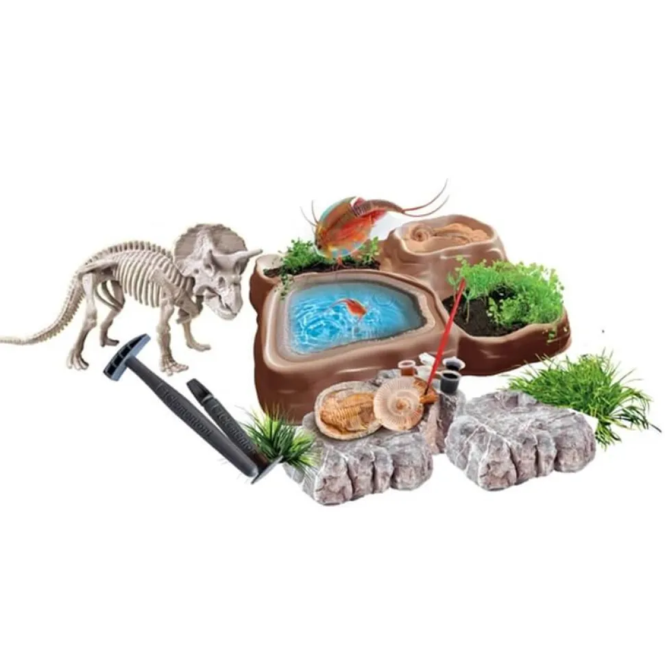 Science et jeu : Triops et le monde des dinosaures - Clementoni