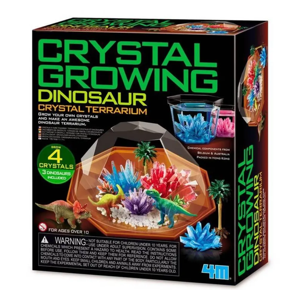 Science in action: CRYSTAL GROWING - DINO - 4M