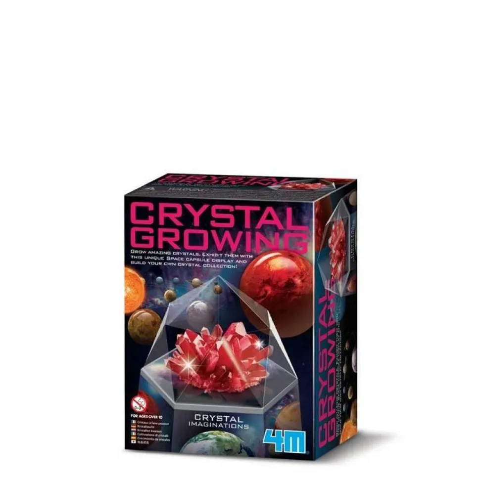 Science in action: CRYSTAL GROWING - ESPACE / Rouge - 4M