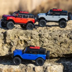 SCX24 2021 Ford Bronco 4WD Truck Brushed RTR 1:24 Rouge - Axial