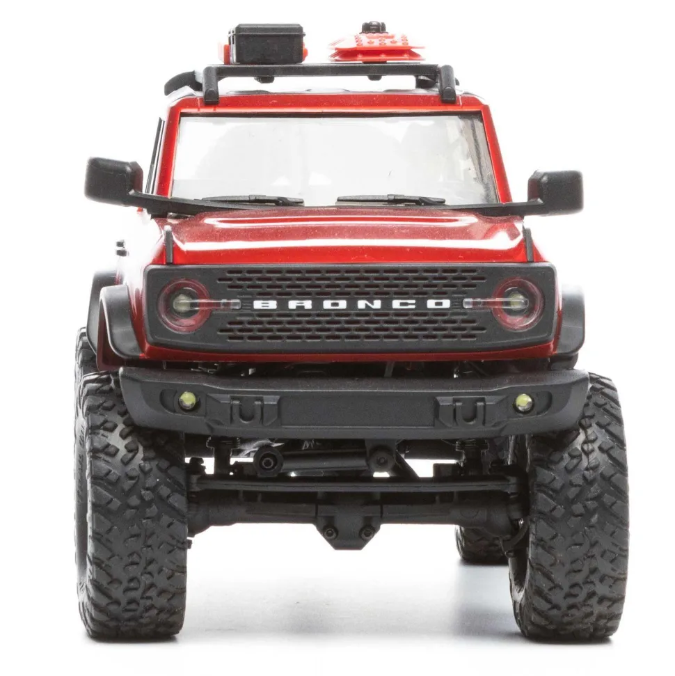 SCX24 2021 Ford Bronco 4WD Truck Brushed RTR 1:24 Rouge - Axial