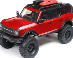 SCX24 2021 Ford Bronco 4WD Truck Brushed RTR 1:24 Rouge - Axial