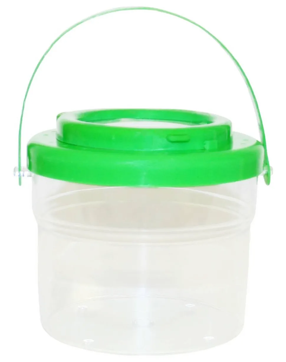 Seau insectes avec loupe 10,5x12 cm - Eduplay