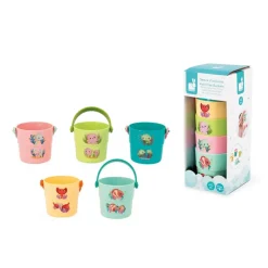 Seaux de Bain Mes Bébé Animaux - Janod