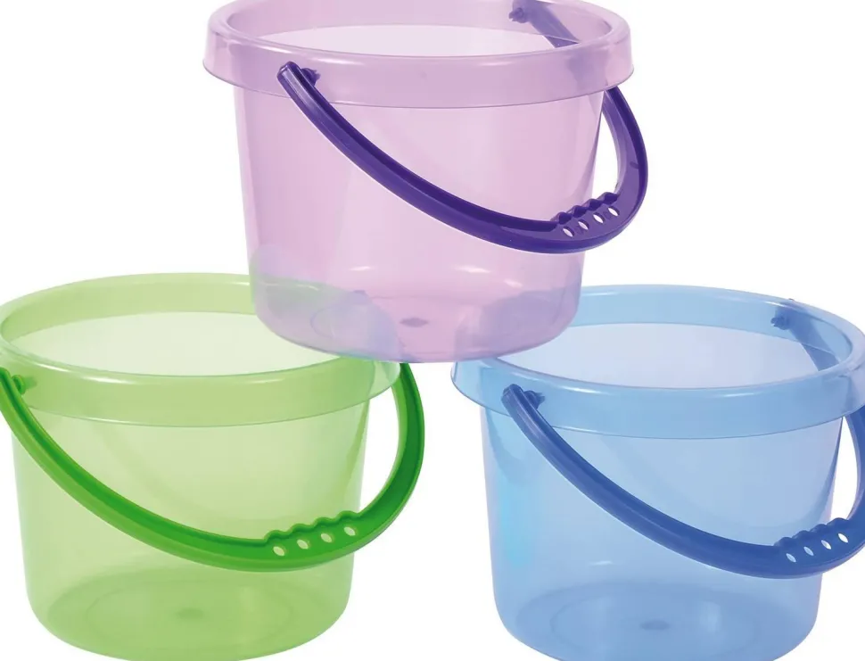Seaux translucides, set de 6 - Eduplay
