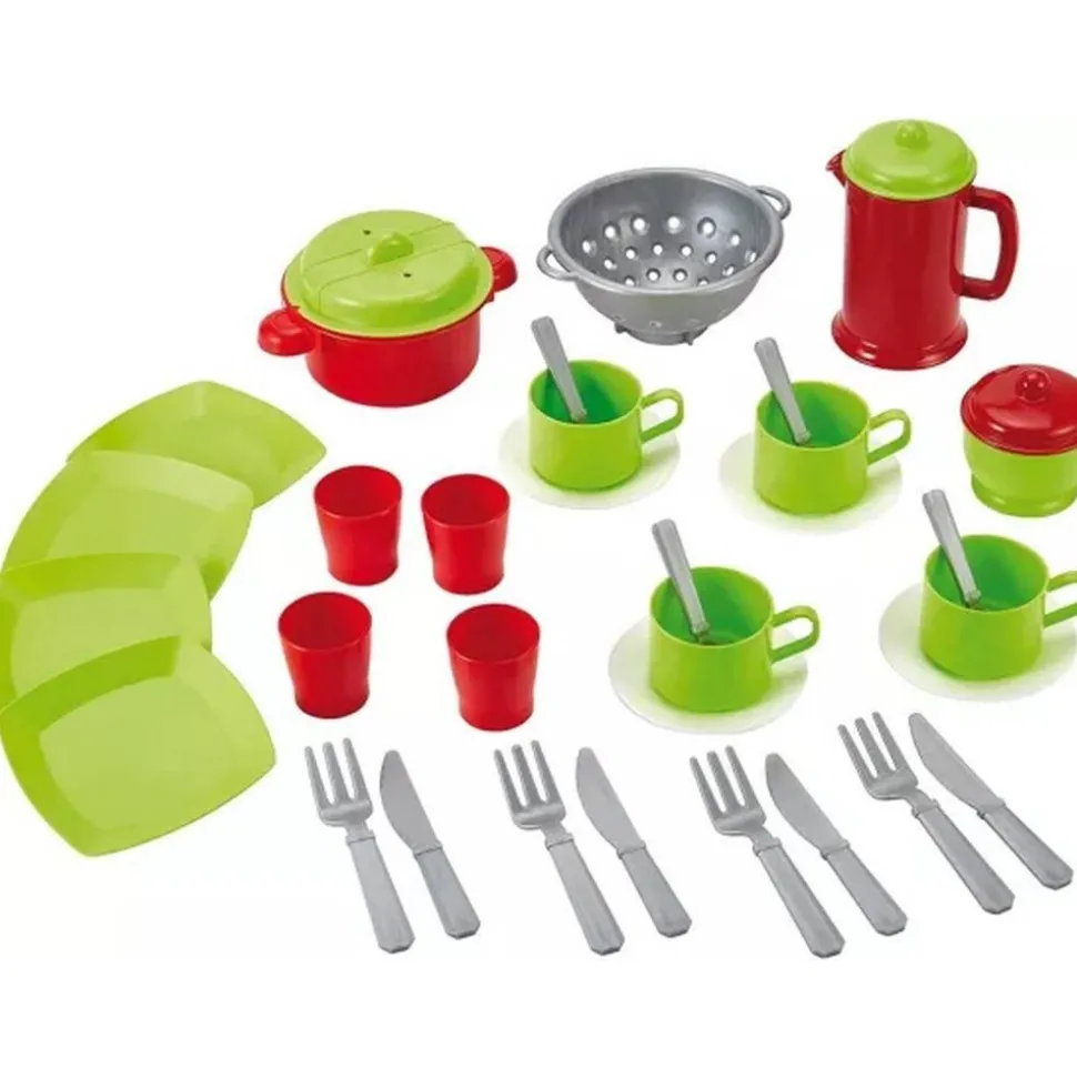 Service Complet Dinette 35 pièces - Pour 4 personnes - Ecoiffier