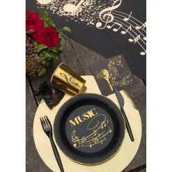 Serviettes en papier x 10 - Disque d'or - RueDeLaFete