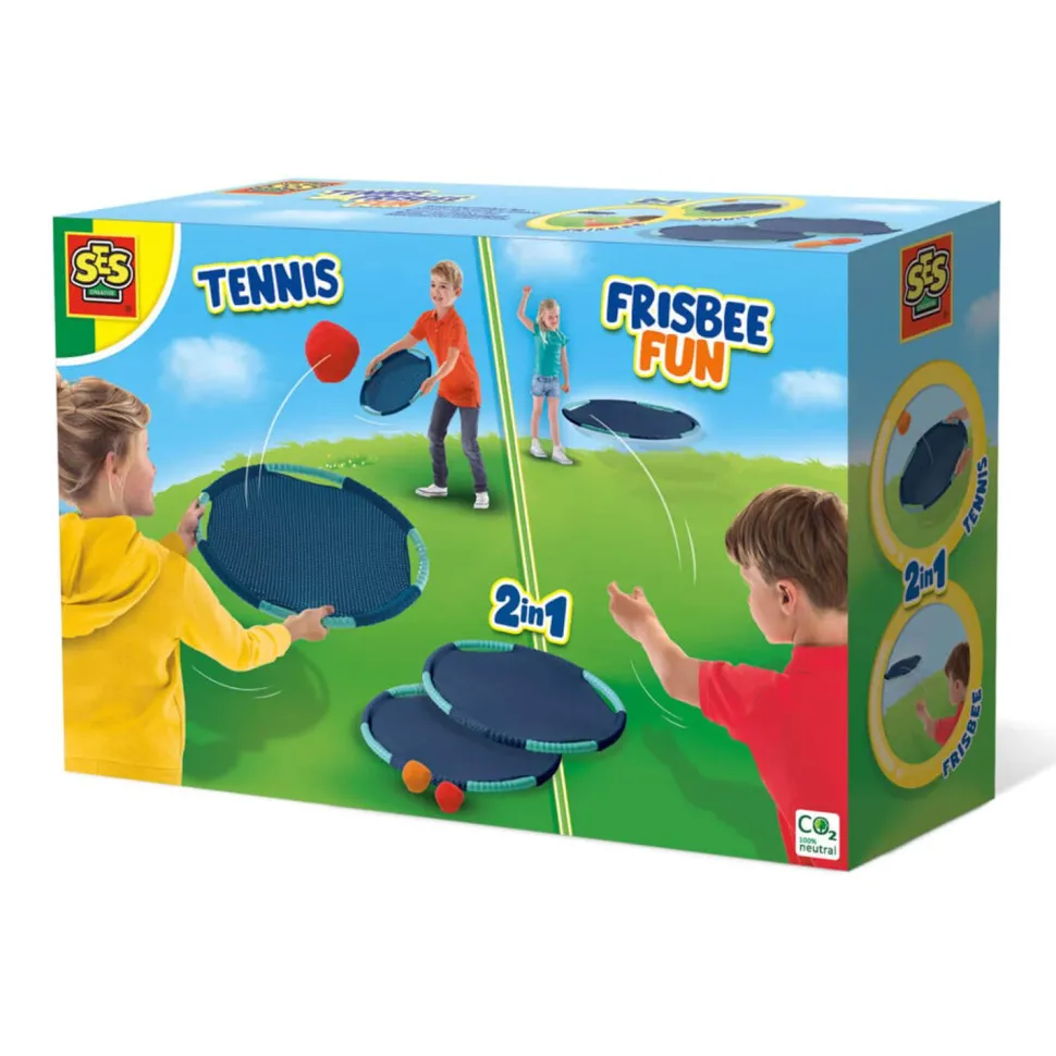 Set 2 en 1 tennis et frisbee - SES Creative
