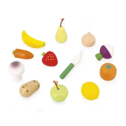 Set 12 Fruits et Légumes Filet : Mamie Soleil - Janod