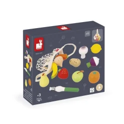Set 12 Fruits et Légumes Filet : Mamie Soleil - Janod