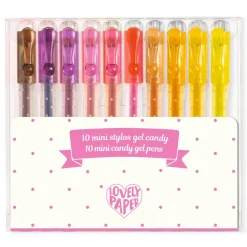 Set 10 mini stylos gel candy - Djeco