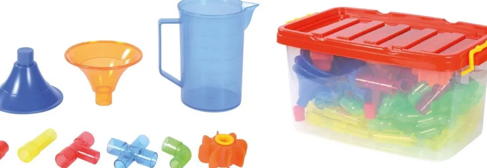 Set circuit pour eau transparent 151 pièces - Eduplay
