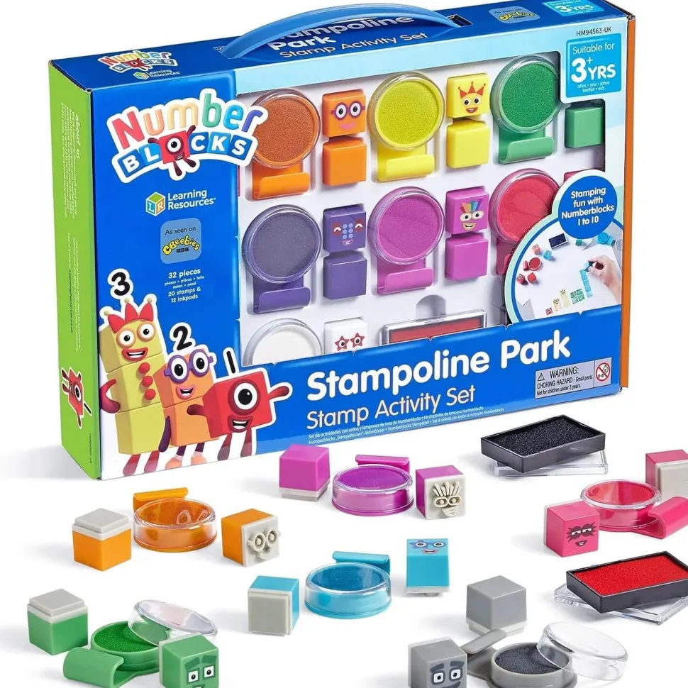 Set créatif : tampons Numberblocks Stampoline Park - Learning Resources