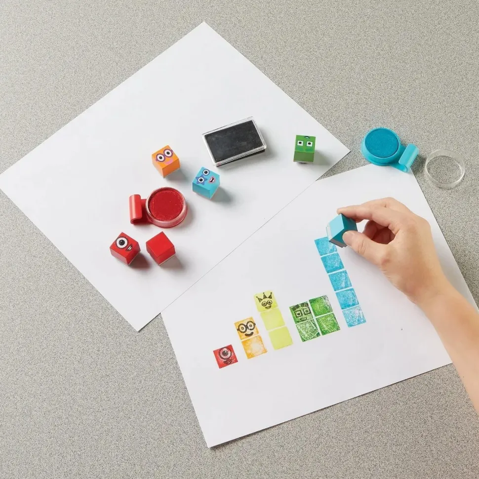 Set créatif : tampons Numberblocks Stampoline Park - Learning Resources