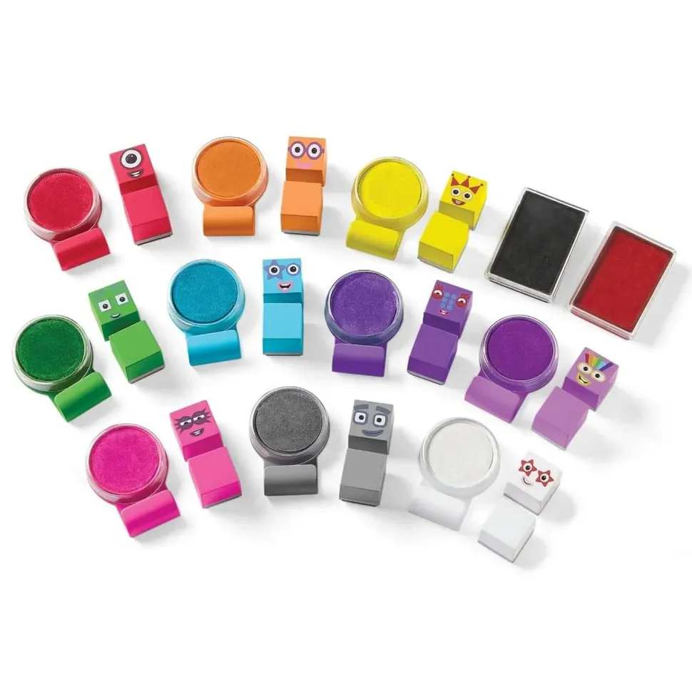 Set créatif : tampons Numberblocks Stampoline Park - Learning Resources