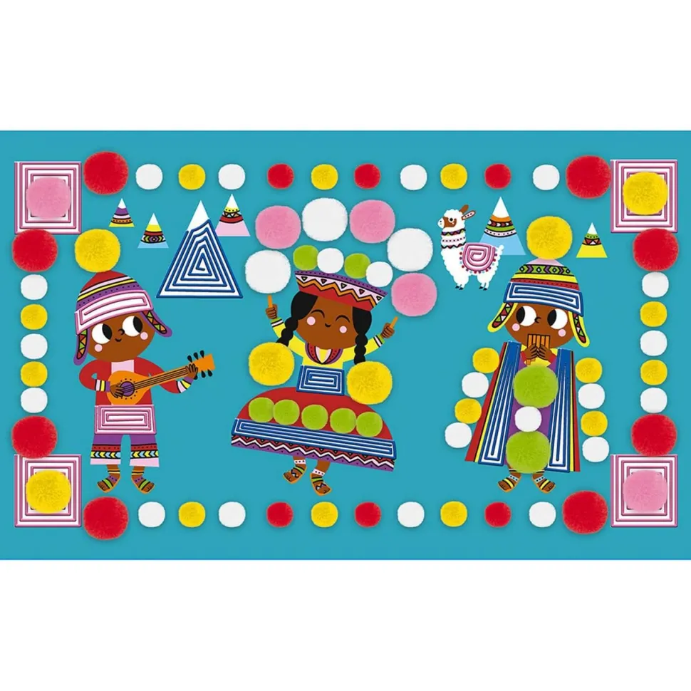 Set créatif pompons Lamas - Janod