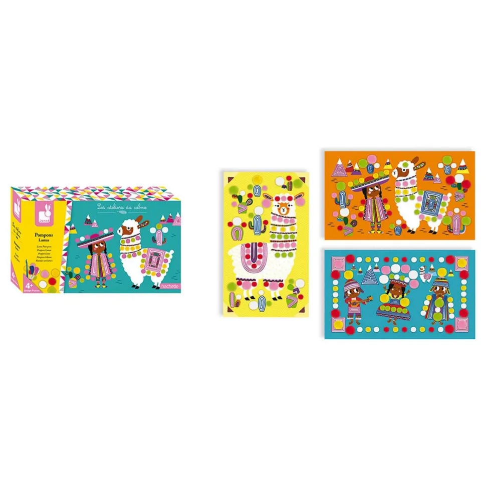 Set créatif pompons Lamas - Janod