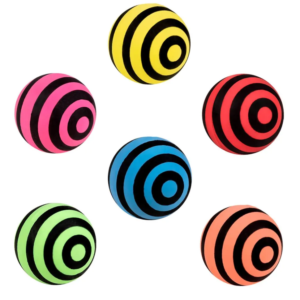 Set de 18 Balles rebondissantes - Diamètre 3 cm - RueDeLaFete