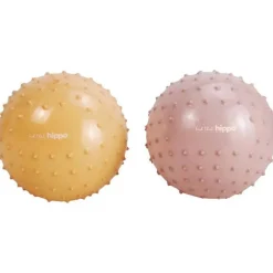 Set De 2 Balles Sensorielles - Brun Rosé Et Chamois - Find That Hippo