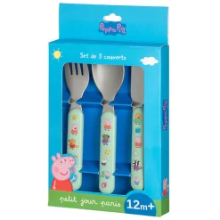 Set de 3 couverts : Peppa Pig - Petit Jour Paris