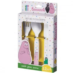 Set de 3 couverts Barbapapa - Petit Jour Paris