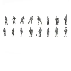 Set de 16 Figurines en Métal pour navires marine espagnole - Artesania