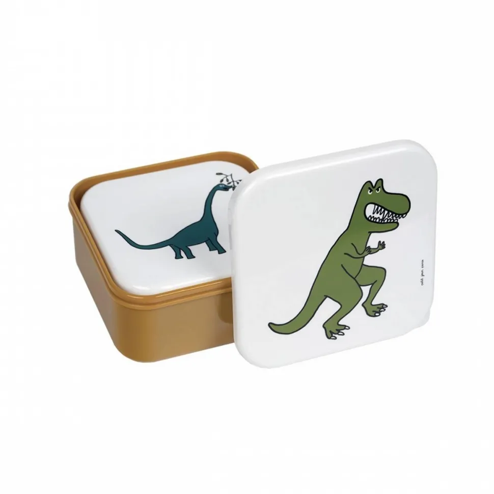 SET DE 3 LUNCH BOX : LES DINOSAURES - Petit Jour Paris