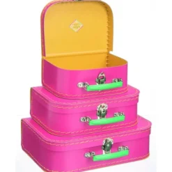 Set de 3 valises - Carton rose - Petit Jour Paris
