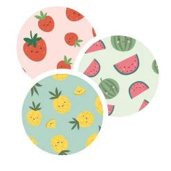 Set de 3 valisettes gigognes en carton : Les fruits gourmands - Vilac