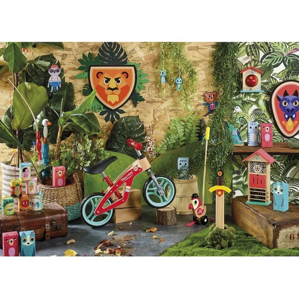 Set de bouclier et épée lion en bois - Vilac