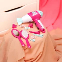 Set de coiffure Barbie avec sèche-cheveux électronique - Klein