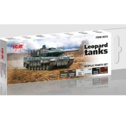 Set de peinture pour Tank Leopard - ICM