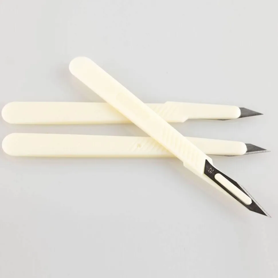 Set de scalpels à usage unique (3 pièces) - Heller