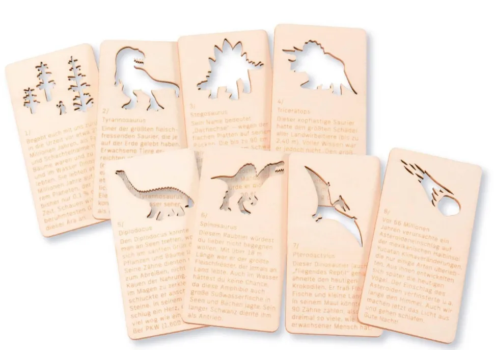 Set d'ombres chinoises de dinosaures - Eduplay