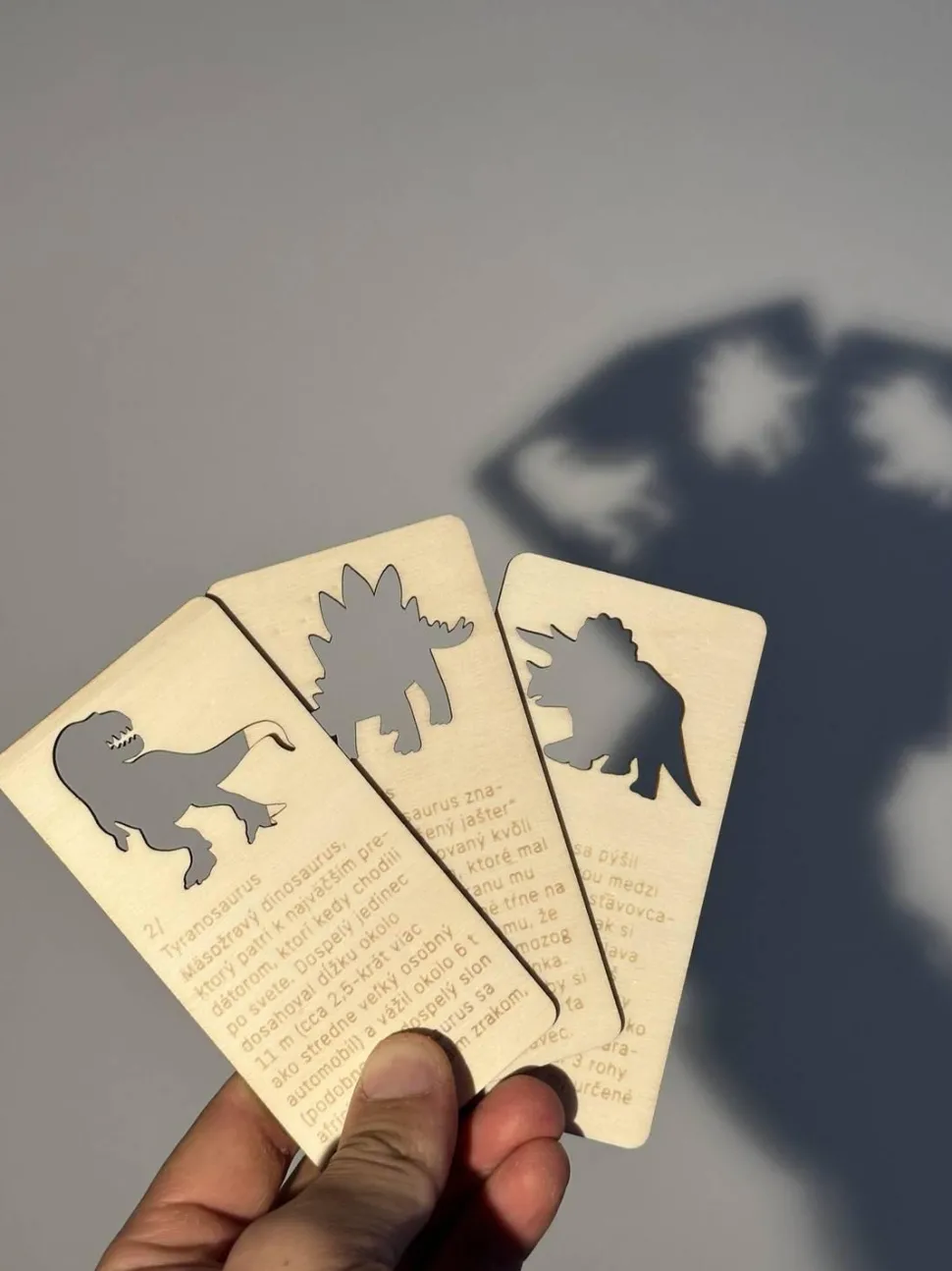 Set d'ombres chinoises de dinosaures - Eduplay