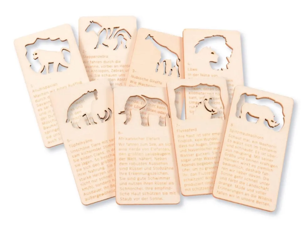 Set d'ombres chinoisesde la savane africaine - Eduplay