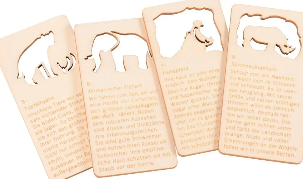 Set d'ombres chinoisesde la savane africaine - Eduplay