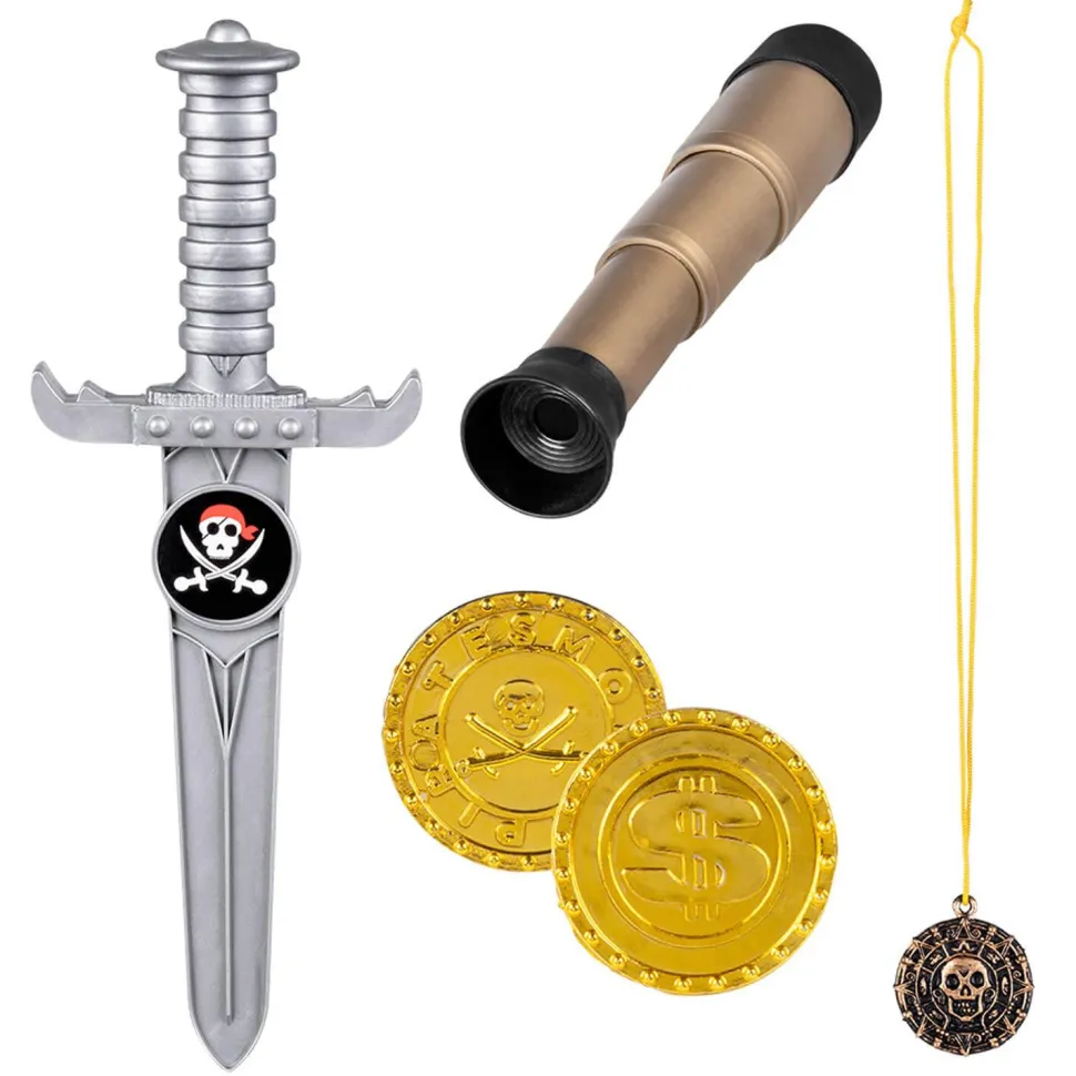 Set pirate : 5 accessoires - RueDeLaFete
