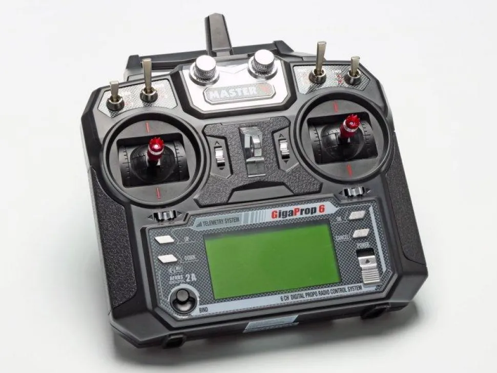 Set radiocommande MASTER GigaProp 6 (Mode 2+4) et récepteur 6 voies - Pichler - Pichler