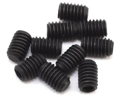 Set Screws, Stl, BO, Flat Point, M4 x 6mm (10) - Losi - Losi - TLR