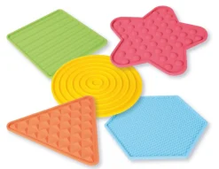 Set sensoriel, plateau en silicone, 10 pièces (5 grandes-5 petites) - Eduplay