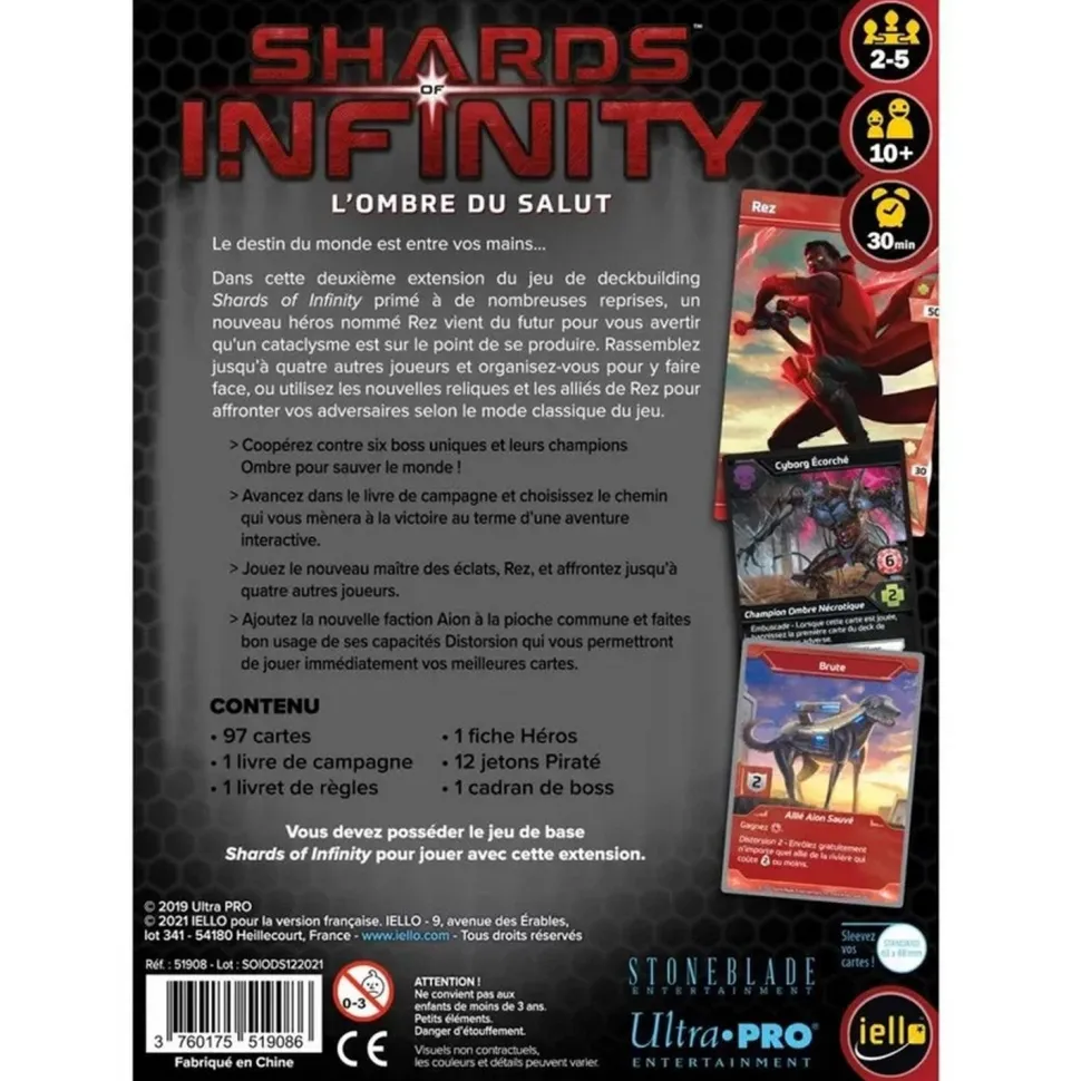Shards of Infinity : L'Ombre du Salut (Extension) - Iello