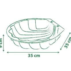 S.Life Mini Bac A Sable Garni - Smoby