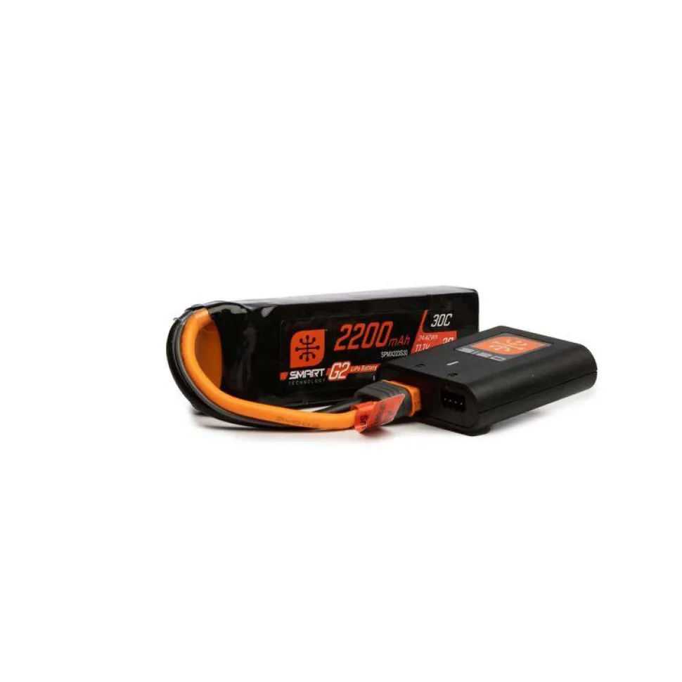 Smart G2 Powerstage Air Bundle 3S 2200mAh LiPo Battery and S120 Charger - Spektrum