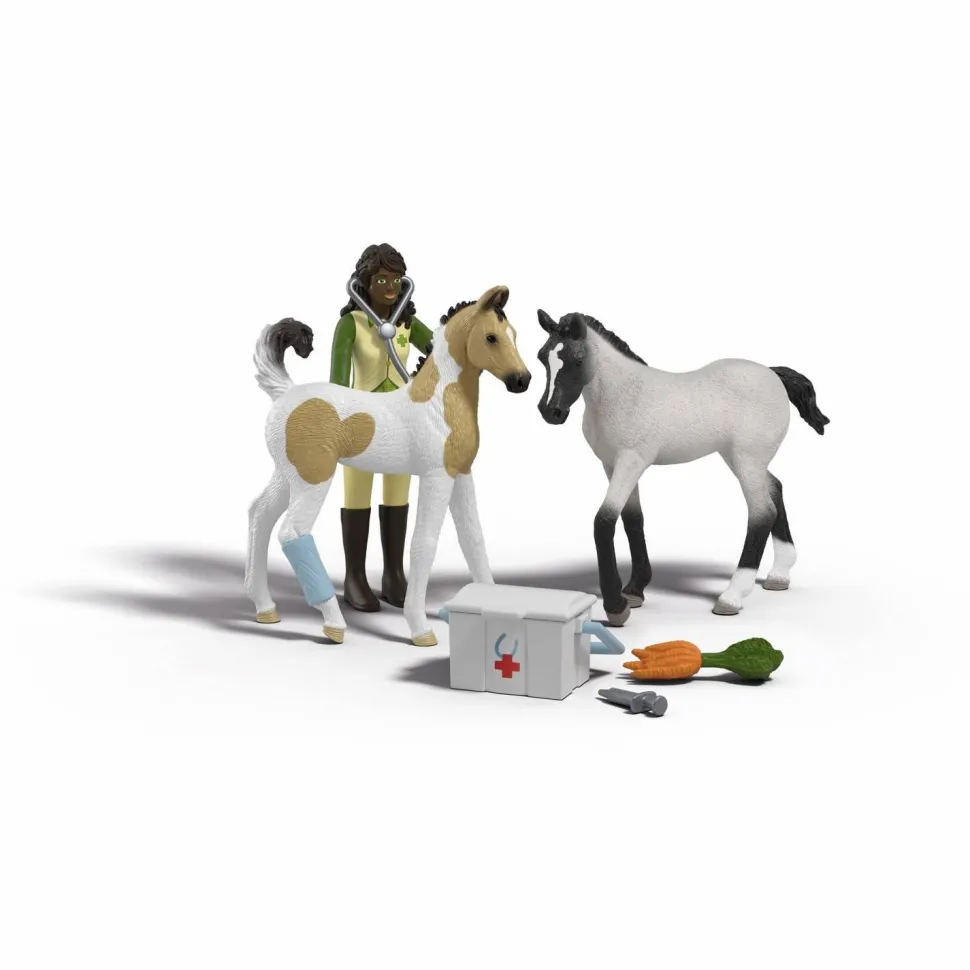 Soins pour les bébés animaux de Sarah - Schleich