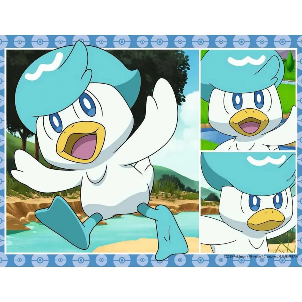 Speedy puzzles 4 x 35 pièces : Pokémon - Ravensburger