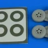 Spitfire Mk.I wheels (5-Spoke) & paint masks f. Tamiya - 1:48e - Aires - Aires