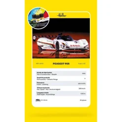 STARTER KIT : Maquette voiture : Peugeot 905 en 1:43 - Heller