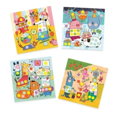 Stickers : Créer avec des gommettes rondes - Djeco